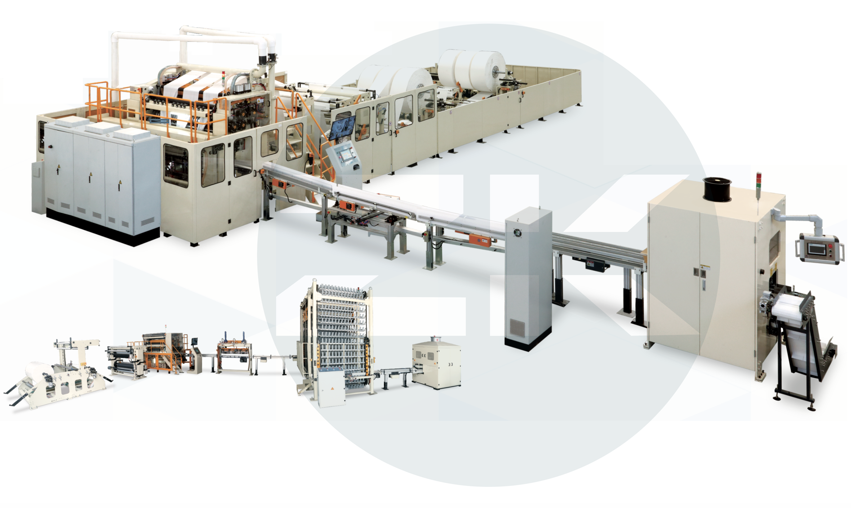 Facial Tissue Production Line