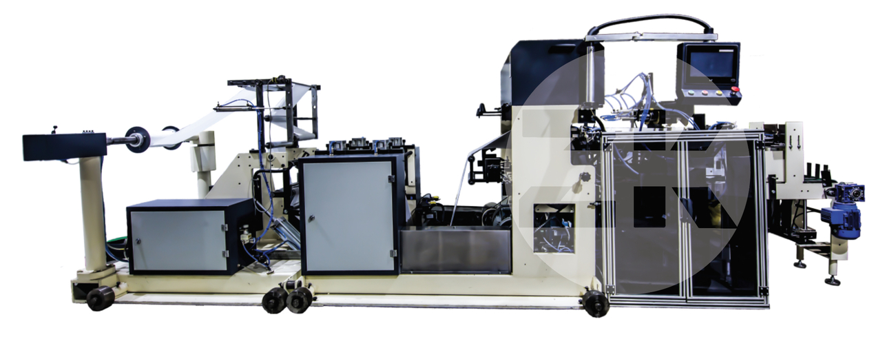 Автоматический станок для производства салфеток и станок для упаковки салфеток с функцией автоматической передачи салфеток на упаковку